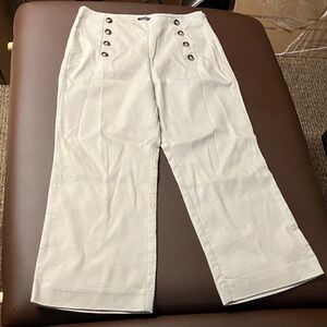 Ann Taylor Light khaki Wide Leg Trousers